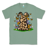 Sage western floral bunny Classic Tee - MaliasSmallBusiness