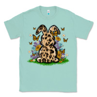 Seafoam western floral bunny Classic Tee - MaliasSmallBusiness