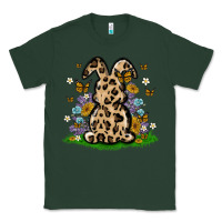 Sports Green western floral bunny Classic Tee - MaliasSmallBusiness