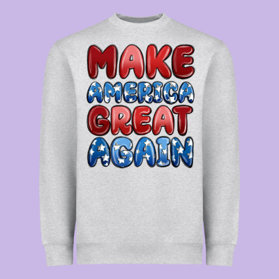 Make America Great Again Heavyweight Sweatshirt Designed By Maliassmallbusiness