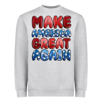 Heather Grey make america great again Heavyweight Sweatshirt - MaliasSmallBusiness