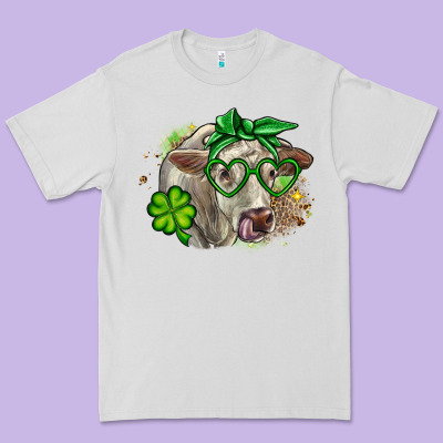 Charolais St. Patrick's Day Premium Tee Designed By Oliviacreatesart