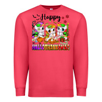 Cardinal happy hallothanksmas unicorns Premium Sweatshirt - texasbilliewilder