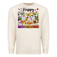 Sandshell happy hallothanksmas unicorns Premium Sweatshirt - texasbilliewilder
