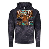 Cloud Black cow junkie Vintage Hoodie - NancyCooperArtShop
