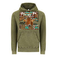 Vintage Olive cow junkie Vintage Hoodie - NancyCooperArtShop