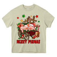 Mossy merry pig mas Heavy Core Tee - FaDigitalArtStudio