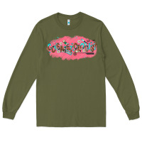 Army Green cosmetologist Long Sleeve Tee - NancyCooperArtShop