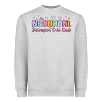 Heather Grey nicu nurse neonatal intensive care unit Heavyweight Sweatshirt - MaliasSmallBusiness