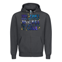 Smoke you cant throw me to the wolves they come when i c Zipper Hoodie - Artiststas