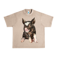 French Oak baby berkshire pig Urban Heavy Tee - LillyAllenDesigns