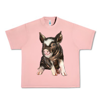 Salmon baby berkshire pig Urban Heavy Tee - LillyAllenDesigns