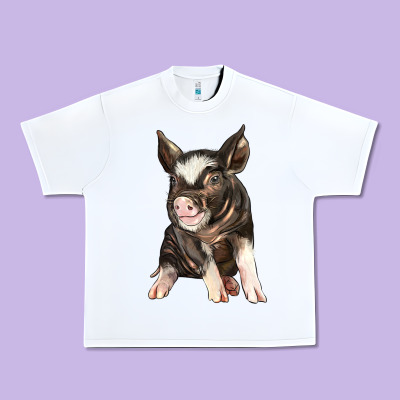 Baby Berkshire Pig Urban Heavy Tee Designed By Lillyallendesigns