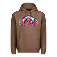 Chestnut Cancer ribbon rainbow Cancer Awareness Premium Hoodie - HowdyJamesFarm