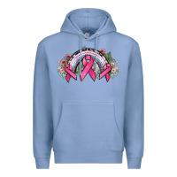 Colony Blue Cancer ribbon rainbow Cancer Awareness Premium Hoodie - HowdyJamesFarm