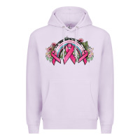 Lilac Cancer ribbon rainbow Cancer Awareness Premium Hoodie - HowdyJamesFarm