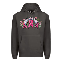 Smoke Cancer ribbon rainbow Cancer Awareness Premium Hoodie - HowdyJamesFarm