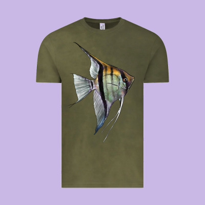 Angelfish Vintage Tee Designed By Lillyallendesigns
