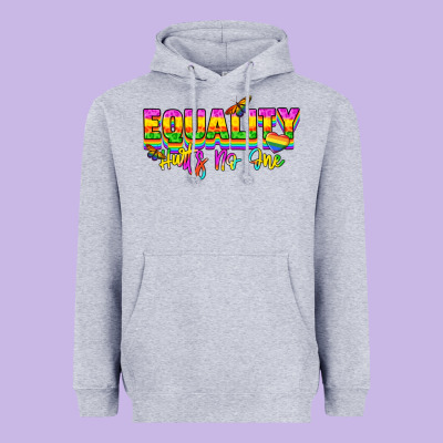 Equality Hurts No One Heavyweight Hoodie Designed By Nancycooperartshop