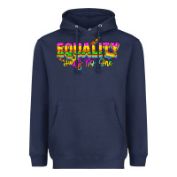 Navy Equality hurts no one Heavyweight Hoodie - NancyCooperArtShop