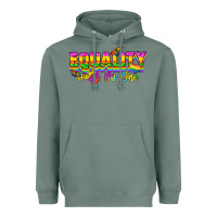 Sage Equality hurts no one Heavyweight Hoodie - NancyCooperArtShop