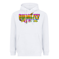 White Equality hurts no one Heavyweight Hoodie - NancyCooperArtShop