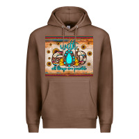 Chestnut with god all things are possible matthew 19 26 Premium Hoodie - JahusDesignShop