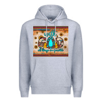 Heather Grey with god all things are possible matthew 19 26 Premium Hoodie - JahusDesignShop