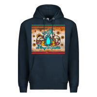 Navy with god all things are possible matthew 19 26 Premium Hoodie - JahusDesignShop