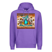 Purple with god all things are possible matthew 19 26 Premium Hoodie - JahusDesignShop