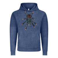 Vintage Denim Pink Toe Tarantula Vintage Hoodie - LillyAllenDesigns