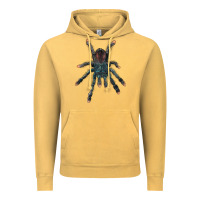 Vintage Mustard Pink Toe Tarantula Vintage Hoodie - LillyAllenDesigns