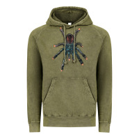 Vintage Olive Pink Toe Tarantula Vintage Hoodie - LillyAllenDesigns