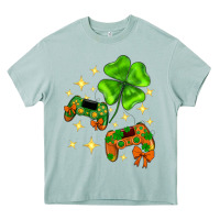 Arona St. Patrick's Day with game control and clover Heavy Core Tee - Neo Western