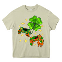 Mossy St. Patrick's Day with game control and clover Heavy Core Tee - Neo Western