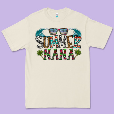 Summer Nana Premium Tee Designed By Cowhidedigitalart