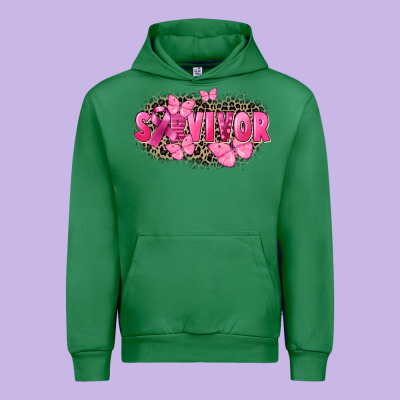 Survivor Breast Cancer Urban Hoodie Designed By Fadigitalartstudio