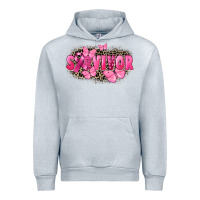 Heather Grey Survivor Breast Cancer Urban Hoodie - FaDigitalArtStudio