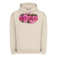 Pigment French Oak Survivor Breast Cancer Urban Hoodie - FaDigitalArtStudio