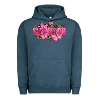 Pigment Midnight Navy Survivor Breast Cancer Urban Hoodie - FaDigitalArtStudio
