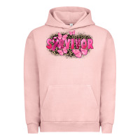 Pigment Salmon Survivor Breast Cancer Urban Hoodie - FaDigitalArtStudio