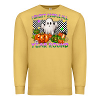 Antique Gold I ghost people all year round Premium Sweatshirt - NancyCooperArtShop