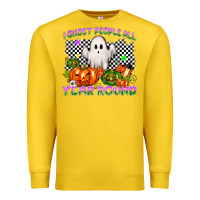 Lemon I ghost people all year round Premium Sweatshirt - NancyCooperArtShop