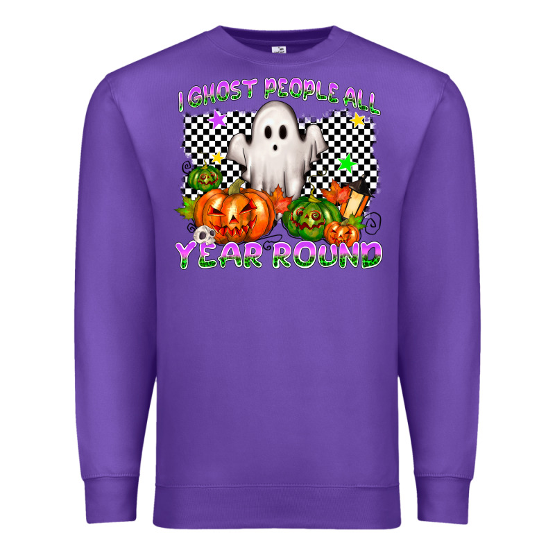 I Ghost People All Year Round Premium Sweatshirt by NancyCooperArtShop | Teevron