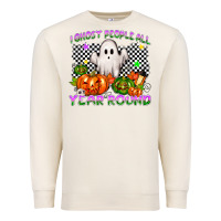 Sandshell I ghost people all year round Premium Sweatshirt - NancyCooperArtShop