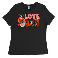 Black love bug Ladies Tee - FaDigitalArtStudio