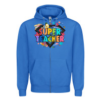 True Royal super teacher Zipper Hoodie - Artiststas