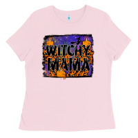Bubblegum Pink witchy mama Ladies Tee - JahusDesignShop