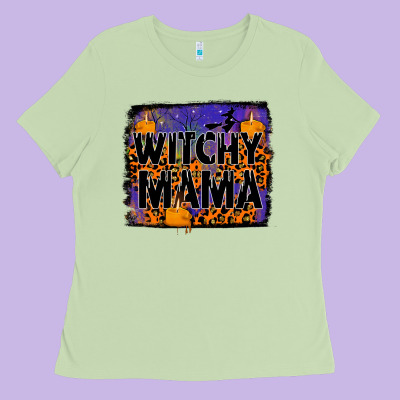 Witchy Mama Ladies Tee Designed By Jahusdesignshop