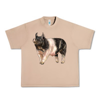 Burro hampshire pig Urban Heavy Tee - LillyAllenDesigns